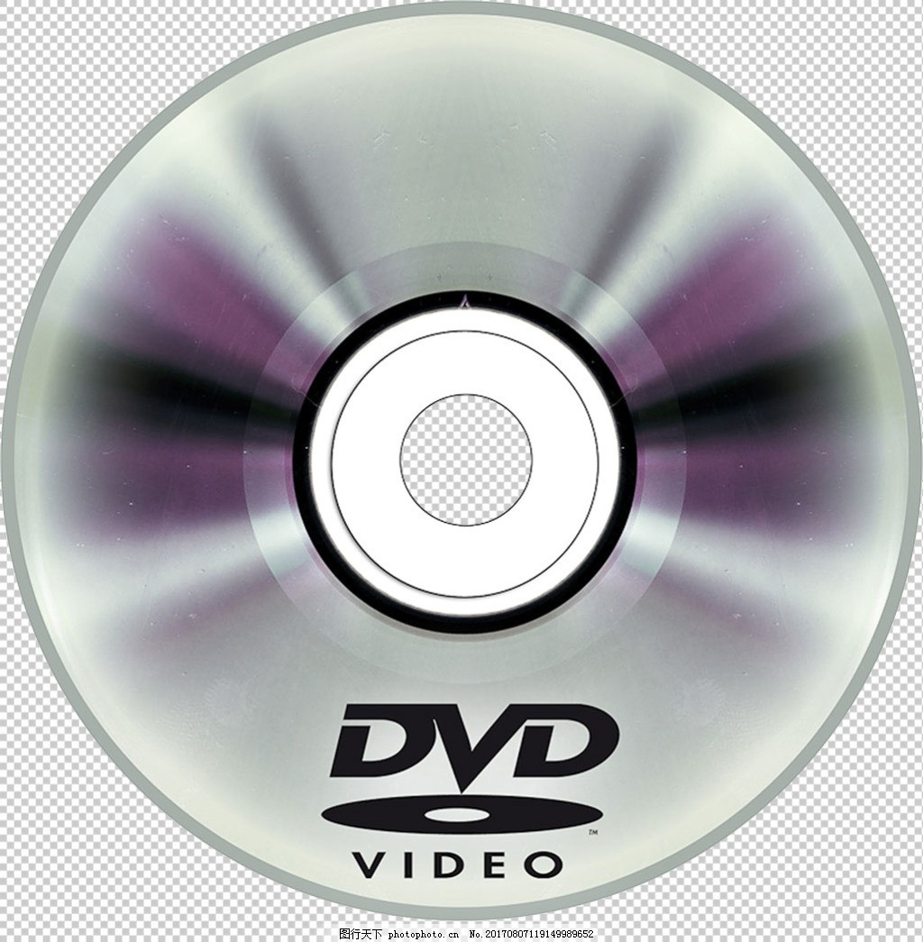 三面折流 DVD 照片免抠素材专辑封面 · Paper Blu Ray Disc PNG